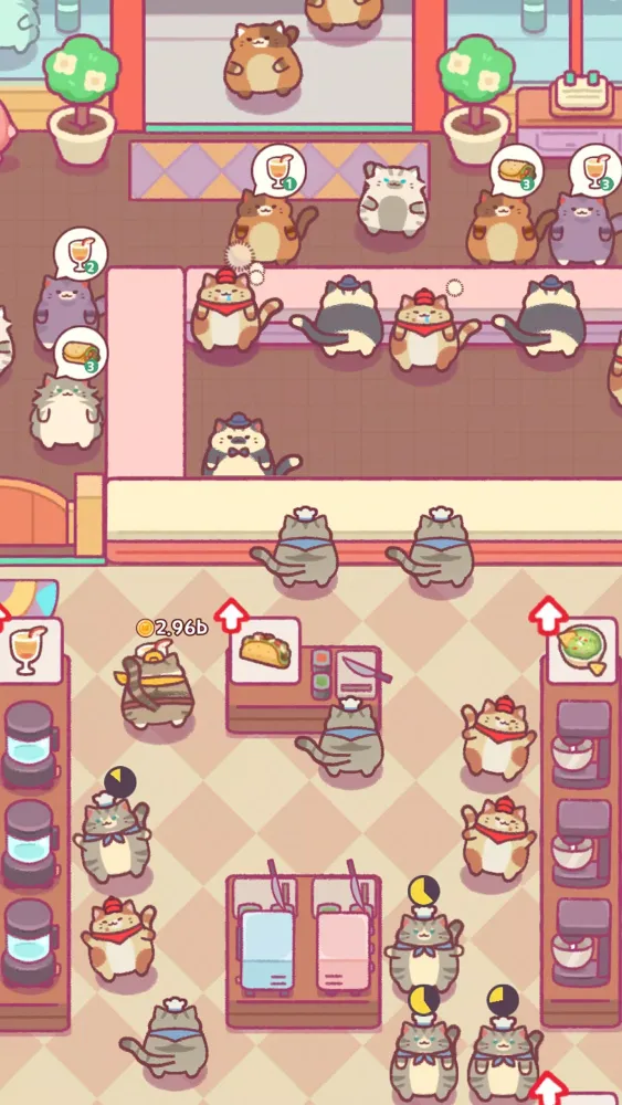 Скриншоты Cat Restaurant Tycoon