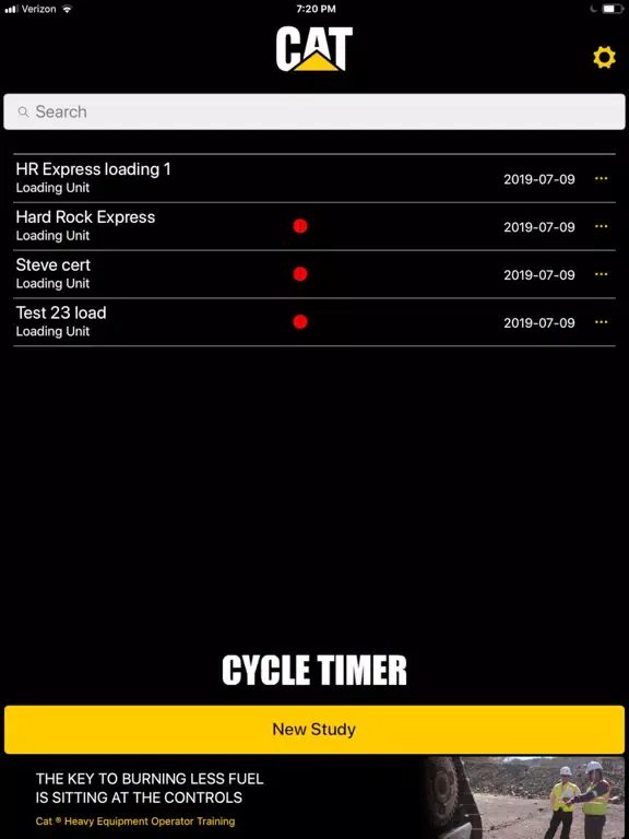 Cat® Cycle Timer iPad 应用截图
