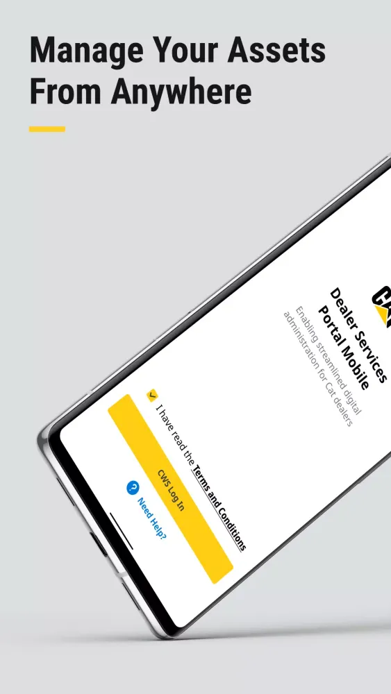 Tangkapan skrin Cat® DSP Mobile