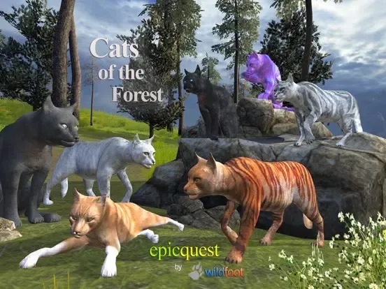 Cats of the Forest iPad  स्क्रीनशॉट