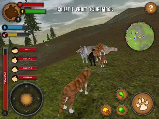 Cats of the Forest iPad  स्क्रीनशॉट