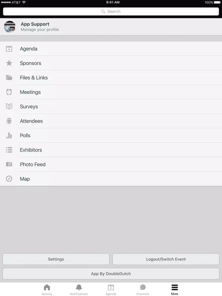 My Caterpillar Events iPad  Ekran Görüntüleri