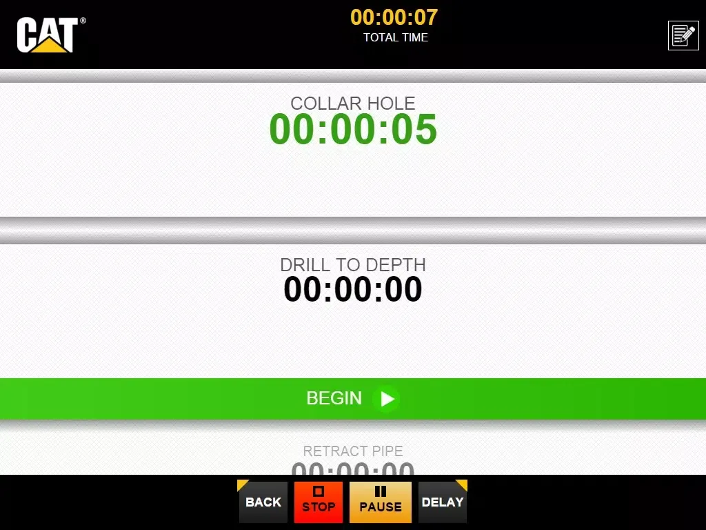 Screenshot di Cat® Drill Cycle Timer iPad 