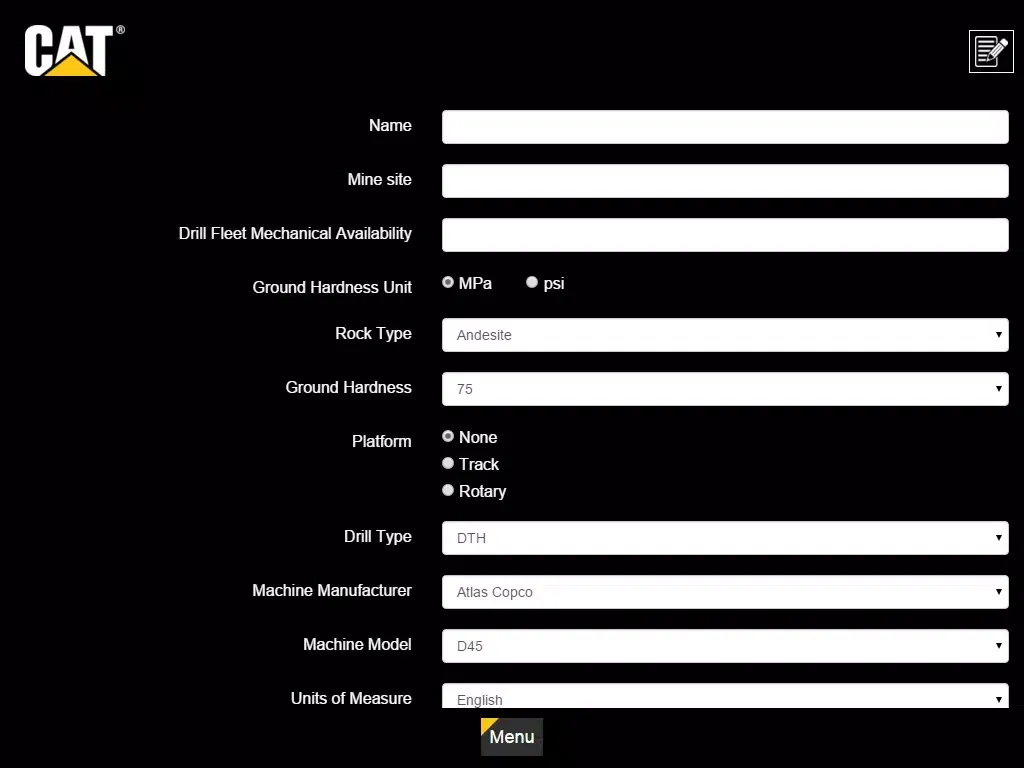 Screenshot di Cat® Drill Cycle Timer iPad 