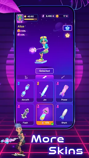 Rainbow Surfer: Duet Color Screenshots