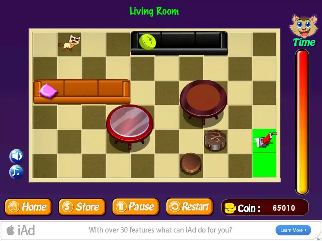 Don't Vacuum The Cat iPad  Screenshots