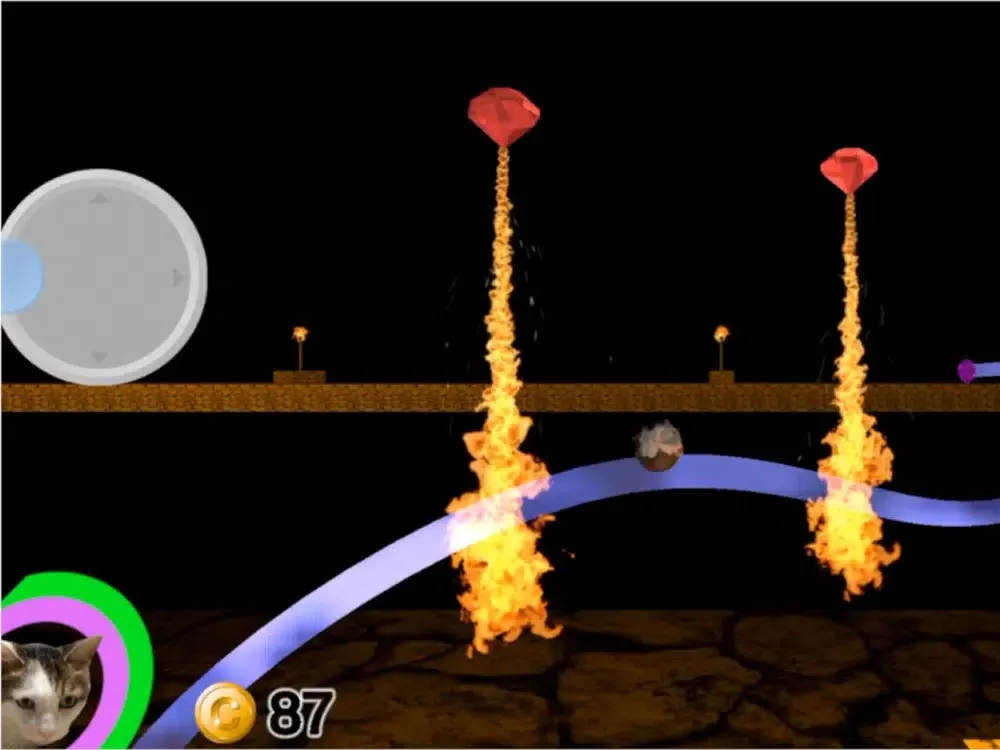 Capturas de tela do 猫珠-ねこタマ- ３Dアクション iPad 