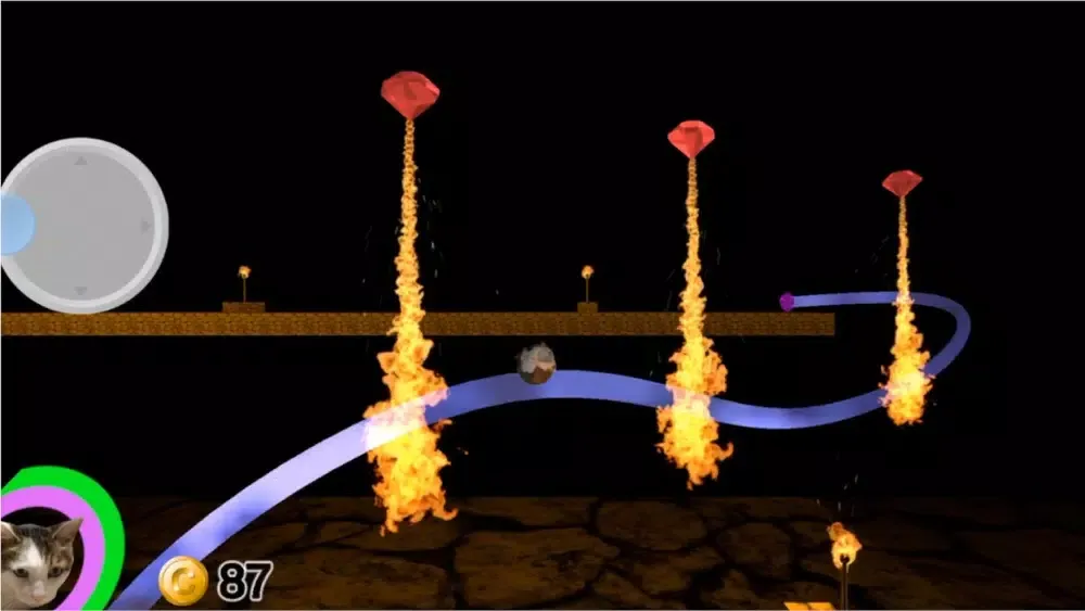 Capturas de tela do 猫珠-ねこタマ- ３Dアクション