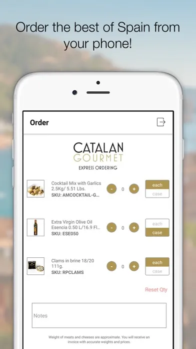 Catalan Gourmet Express Order سکرین شاٹس
