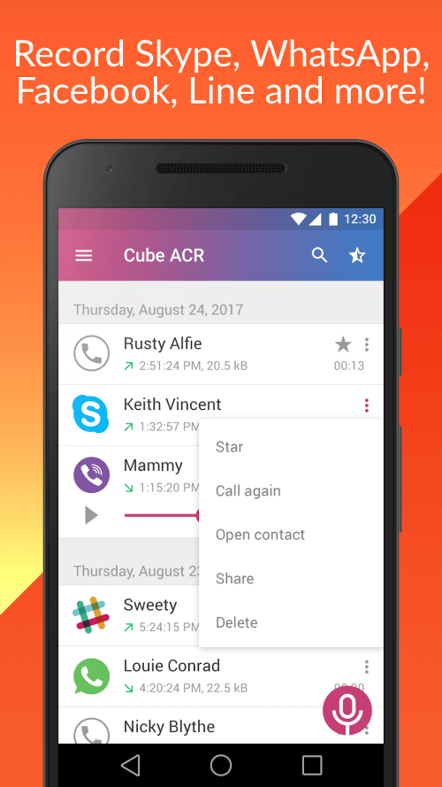 Call Recorder - Cube ACR-screenshot-2