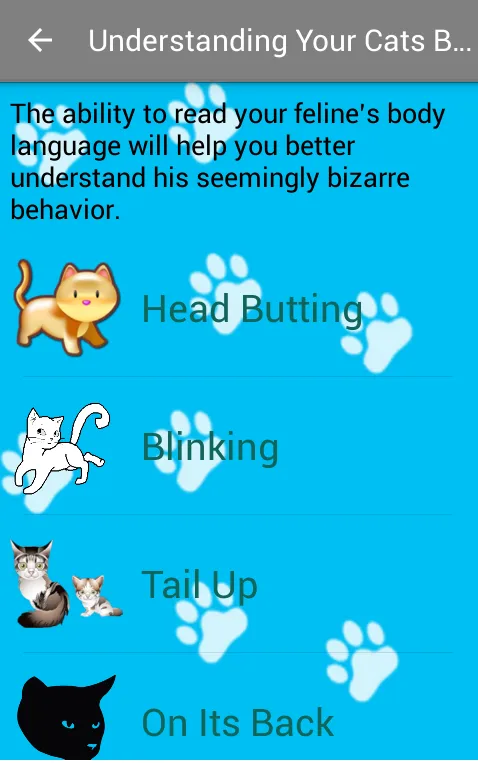 Tangkapan layar Guide to your Cat