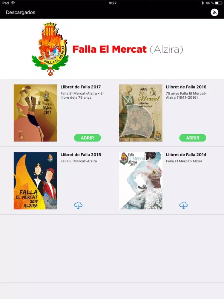 Falla El Mercat d'Alzira iPad 应用截图