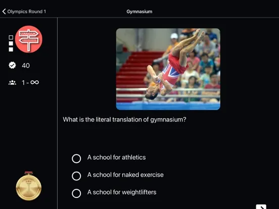 Capturas de tela do Quickfire Interactive iPad 