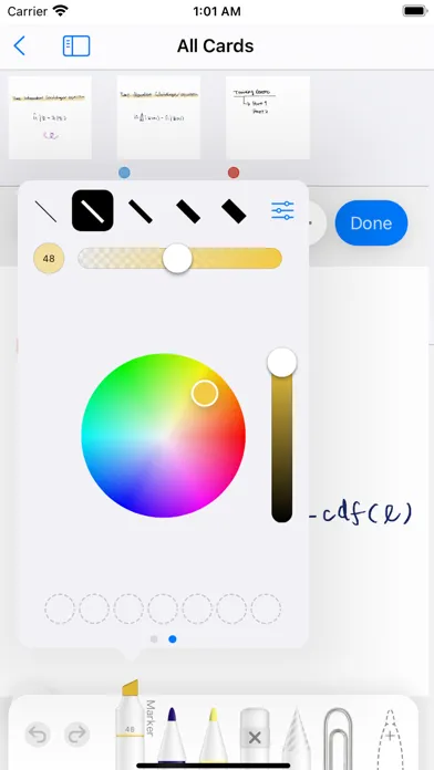 Скриншоты Cards: Draw, Sketch, Organize