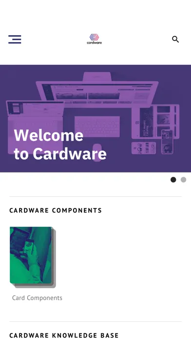 Tangkapan skrin Cardware