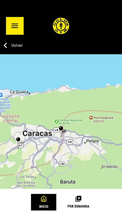 Captures d'écran de Gold's Gym International