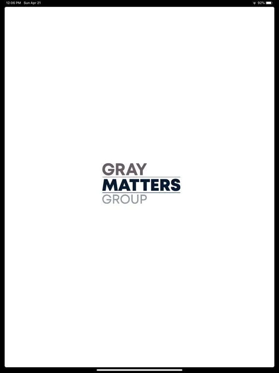 GrayMatters Group iPad  سکرین شاٹس
