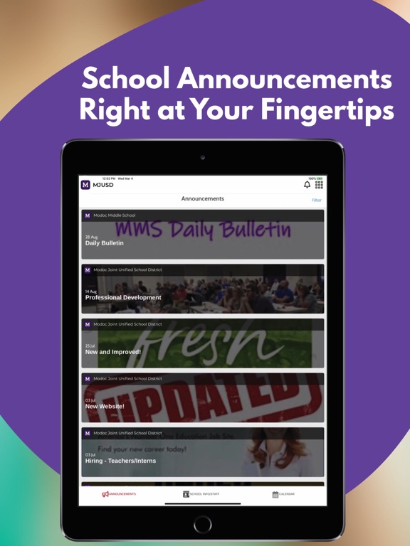 Modoc JUSD iPad  스크린샷