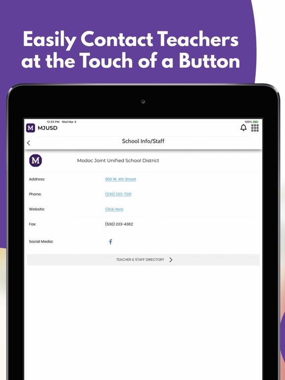 Modoc JUSD iPad  스크린샷
