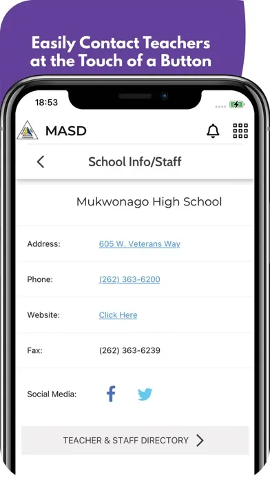 Mukwonago School District स्क्रीनशॉट