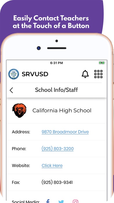 San Ramon Valley USD 스크린샷