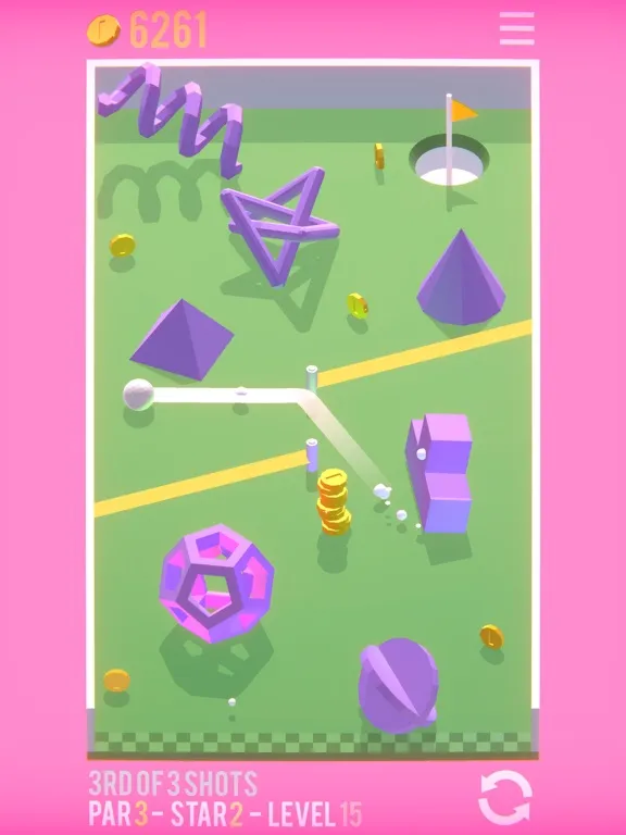 Captures d'écran de Stupid Golf iPad 