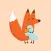 Fox & Duck by The Catbears