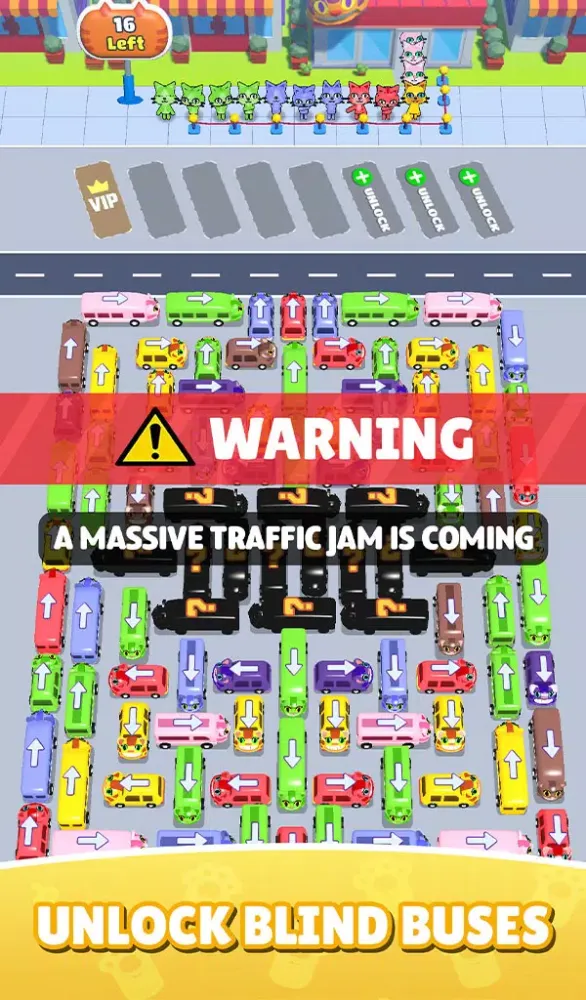 Cat Bus Jam: Seat Out स्क्रीनशॉट