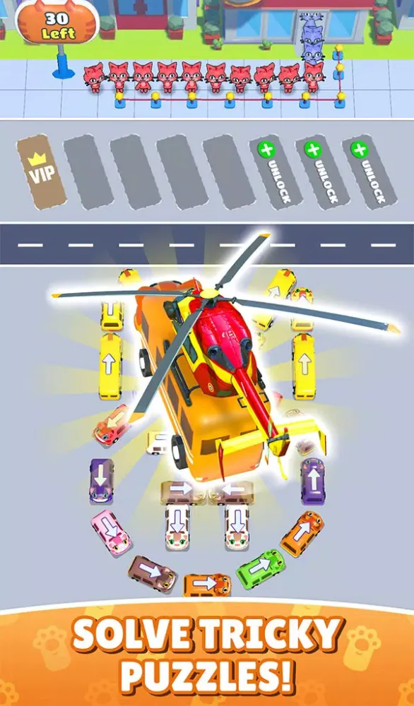 Cat Bus Jam: Seat Out स्क्रीनशॉट