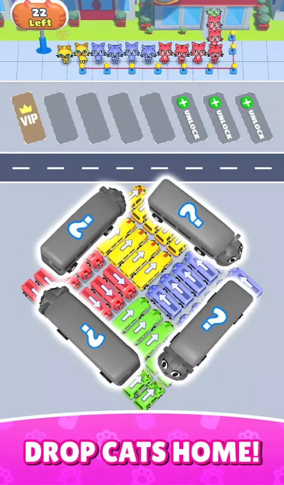 Cat Bus Jam: Seat Out स्क्रीनशॉट