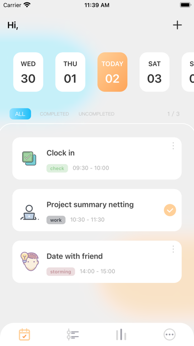 Schedule-work plan, daily task سکرین شاٹس