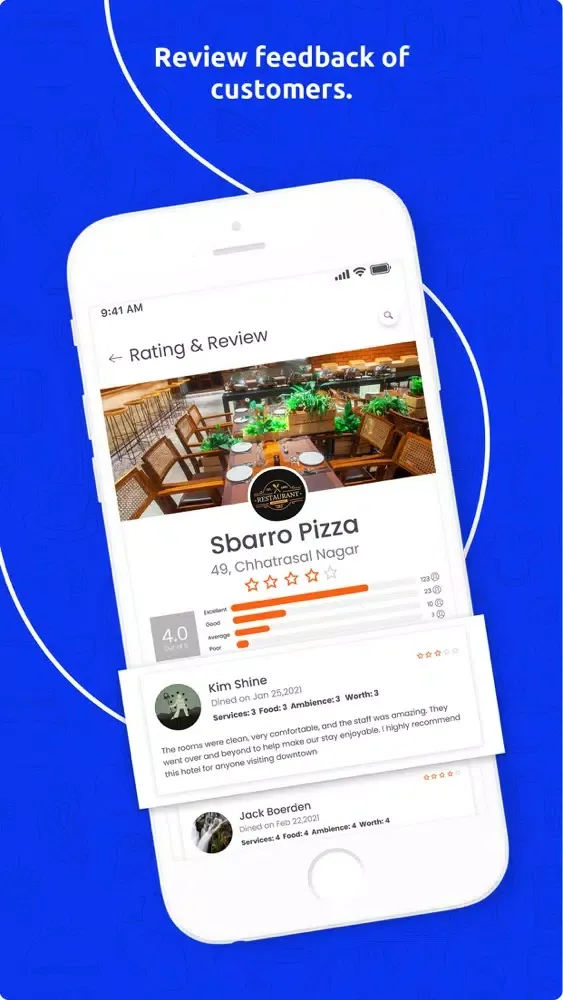 Tangkapan skrin Catch For Restaurants