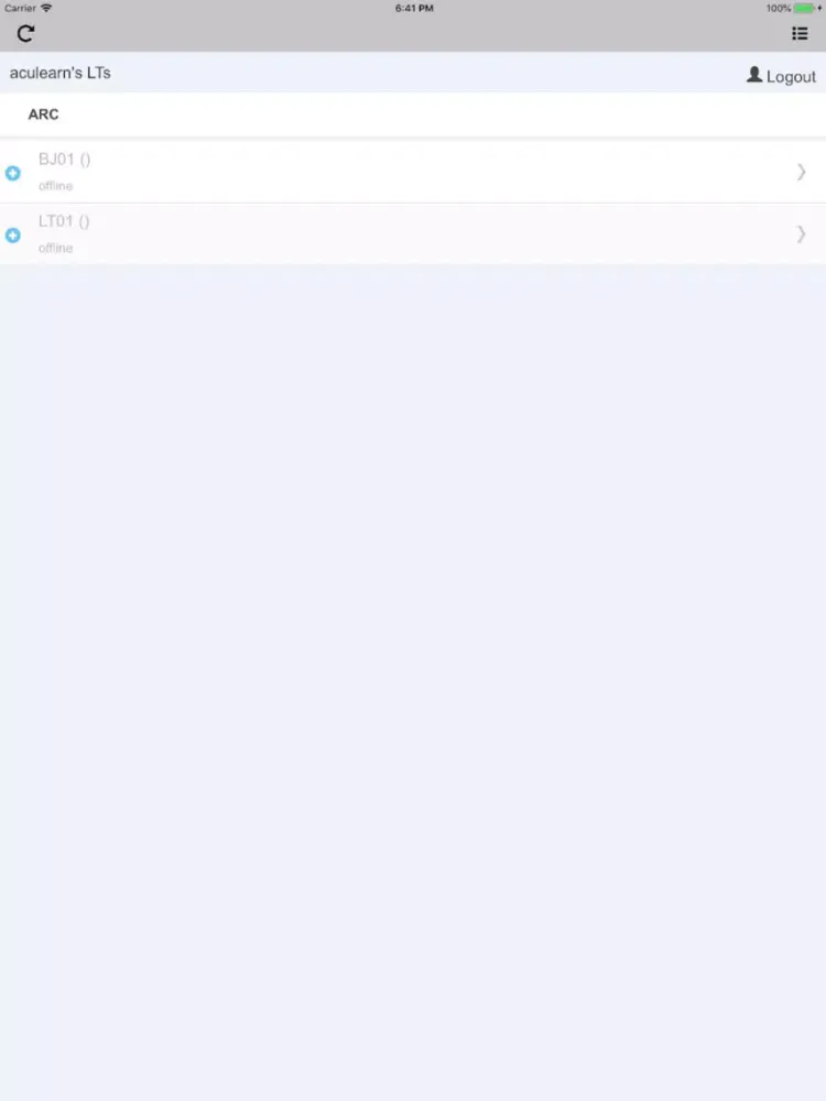 CC monitor iPad  Screenshots