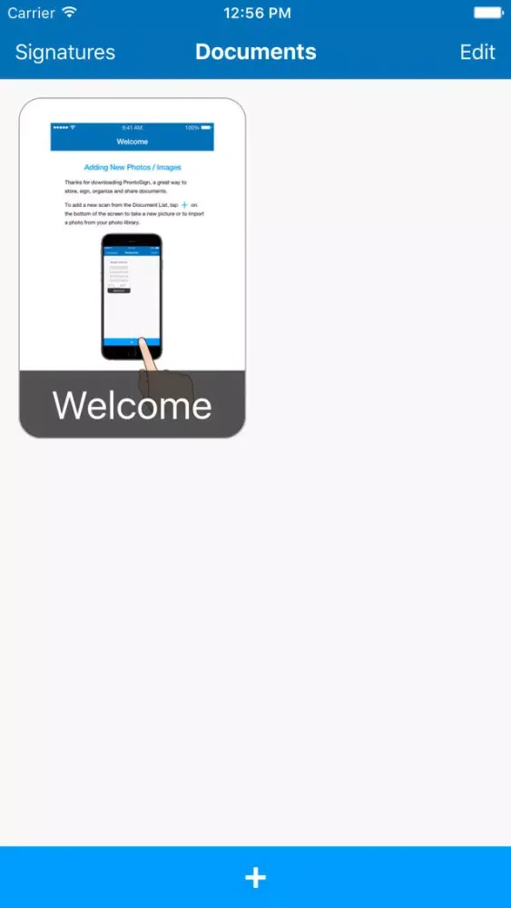 ProntoSign free e signature app. Sign and add text to documents and share them as PDFs. স্ক্রিনশট