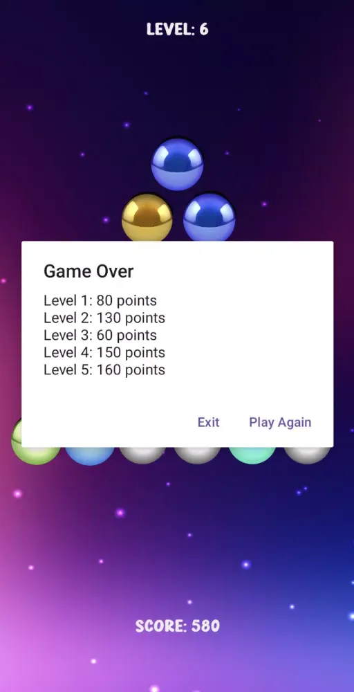 Tangkapan layar Plinko