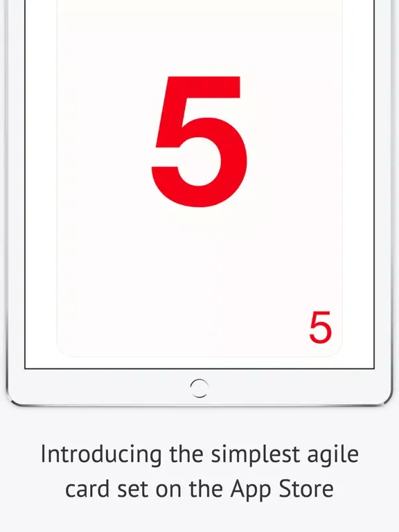 Capturas de tela do Agile Planning Card Deck iPad 