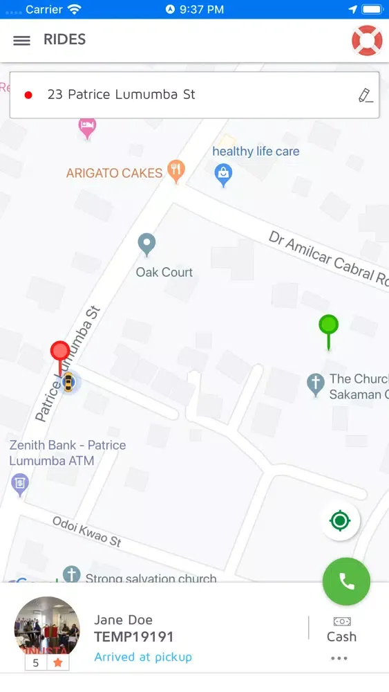Catch Taxi - Customer App Screenshots