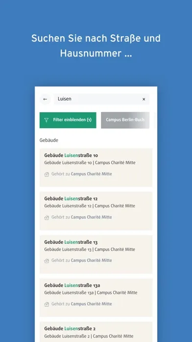 Charité Navi Ekran Görüntüleri