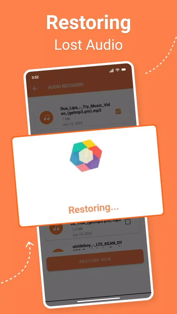 Recover Deleted Audio, Calls應用截圖