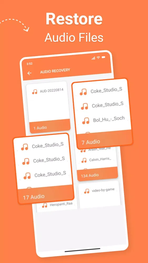 Recover Deleted Audio, Calls應用截圖