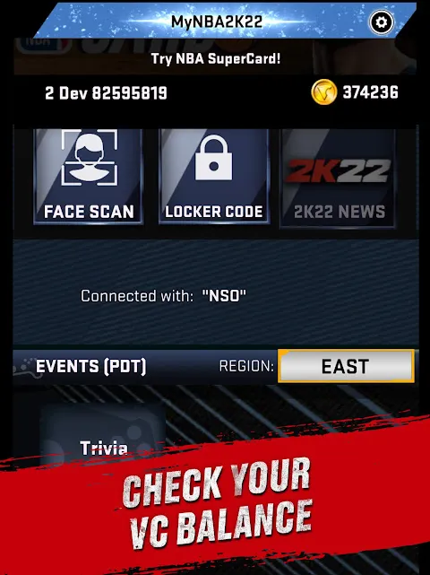 Capturas de pantalla de MyNBA2K22
