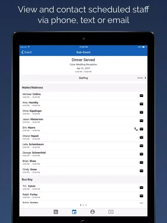 تصاویر Caterease CEC Mobile iPad 