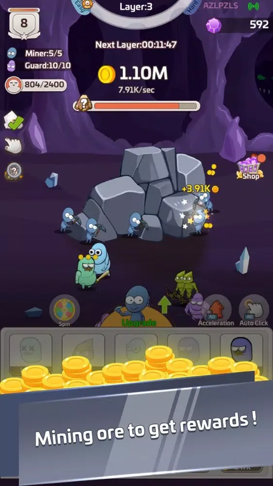 تصاویر Idle Mining