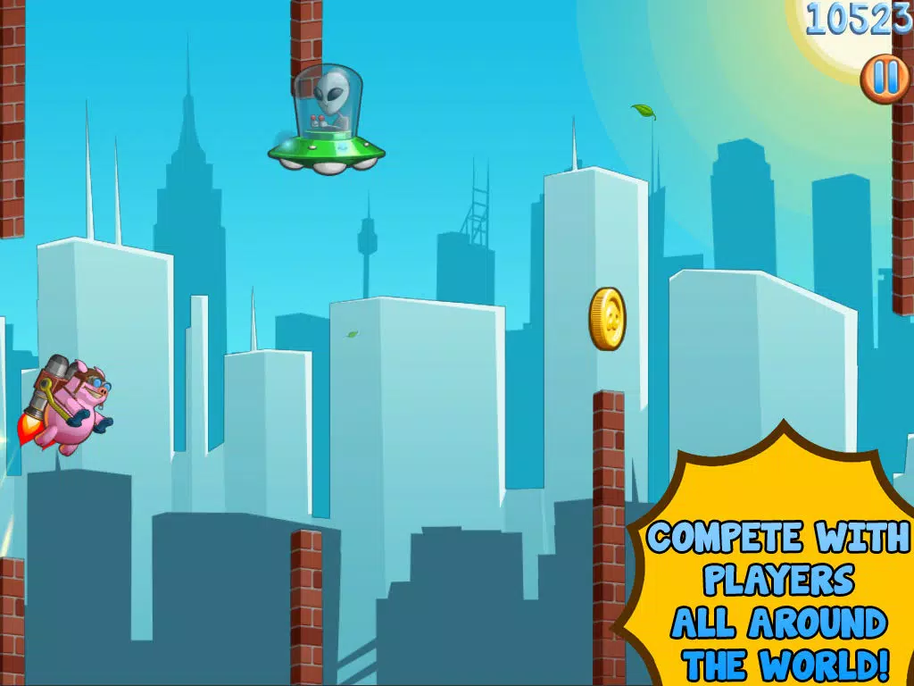 Screenshot di Jetpack Piggies Bros iPad 