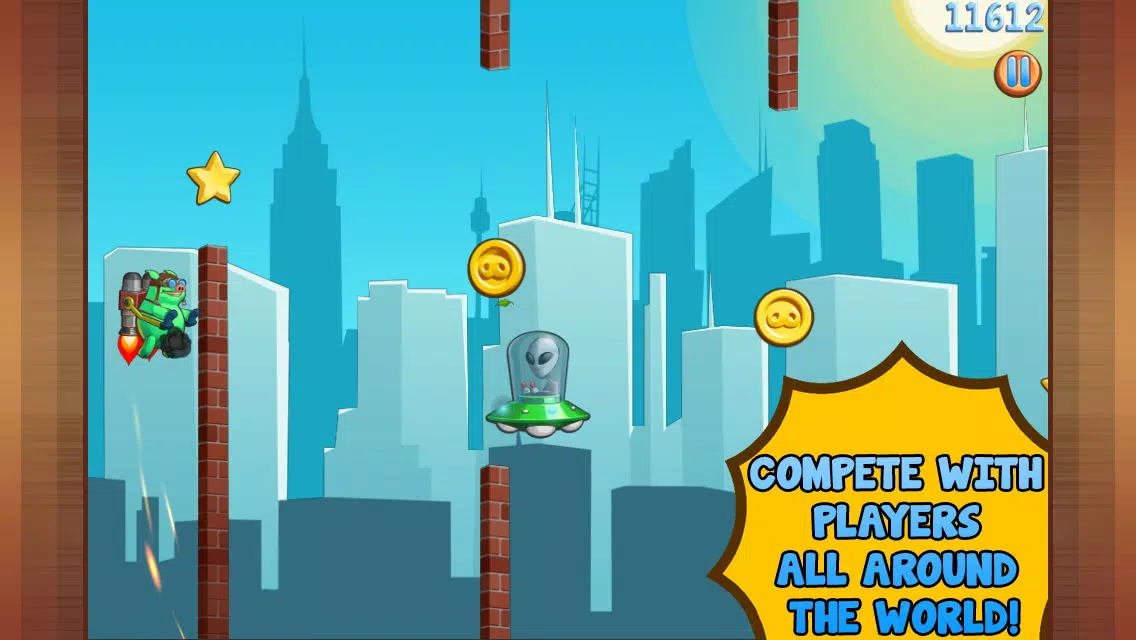 Screenshot di Jetpack Piggies Bros