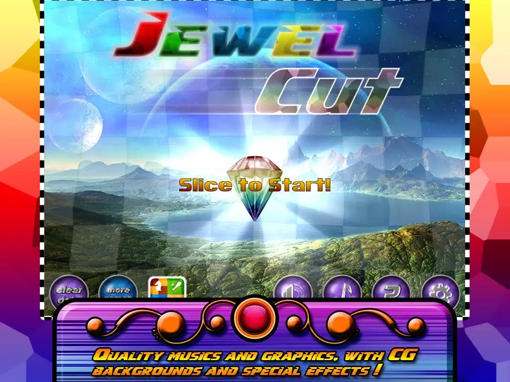 Tangkapan skrin Jewel Cut Ninja iPad 