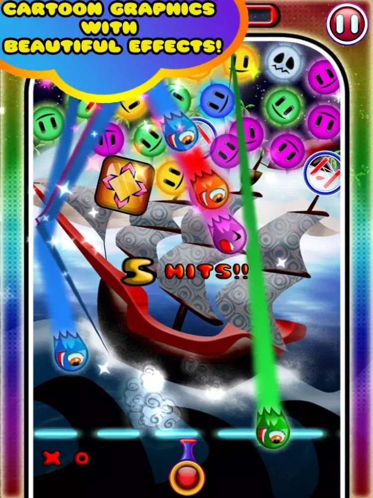 Captures d'écran de Rainbow Trail - Bubble Shoot iPad 
