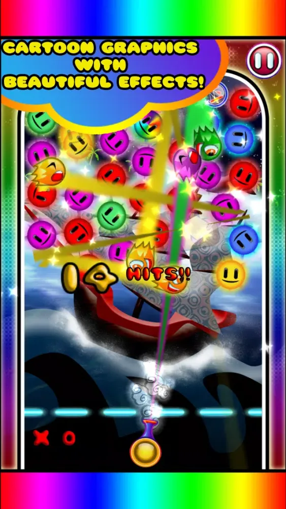 Captures d'écran de Rainbow Trail - Bubble Shoot