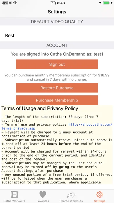 Capturas de pantalla de Cathe OnDemand