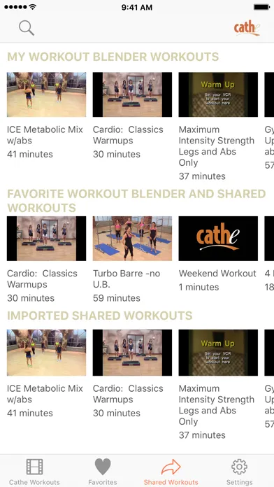 Capturas de pantalla de Cathe OnDemand